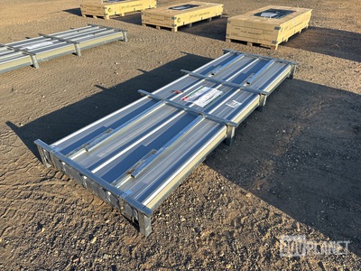 (100) Piece Lot of 10' Long Corrugated Steel Panels