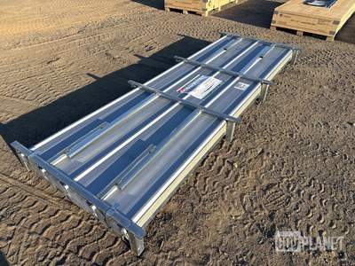 (100) Piece Lot of 10' Long Corrugated Steel Panels