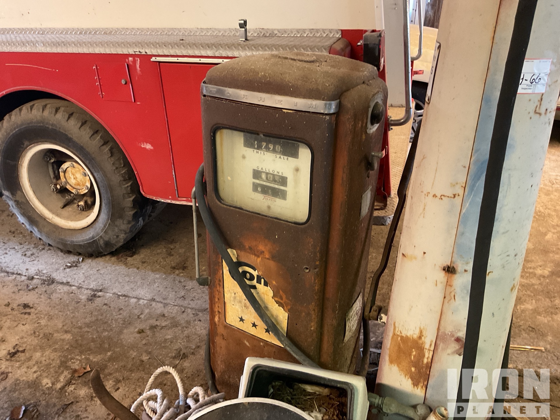 Cone Antique Fuel Pump