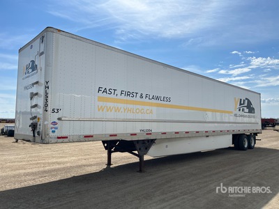 2022 Utility 53 ft x 102 in T/A Semi-remorque fourgon