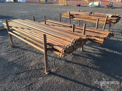 Quantity of 3 m Drilling Rods Altro materiale