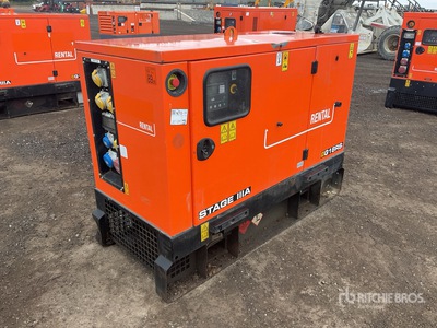 2019 JCB  G18RS 18 kVA Skid-Mounted Generatore