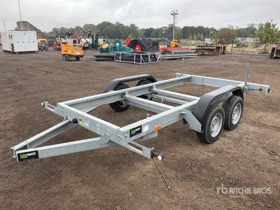 2023 Towmate 2A 3 t 3.5 m T/A Skeleton Remolque Portamaquinaria (Unused)