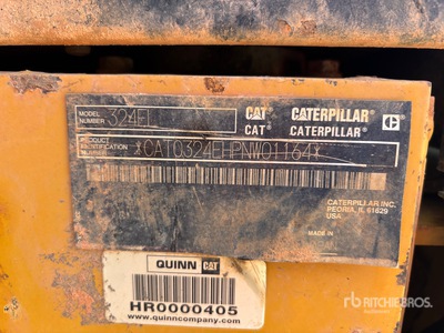 2013 Cat 324E L Long Reach Tracked Excavator