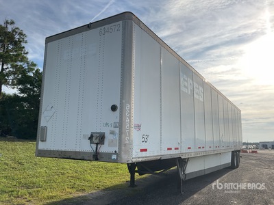2015 Wabash DVCVHPC 53 ft x 102 in T/A Van Trailer