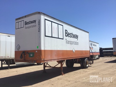 1981 Pullman Trailmobile Van Trailer