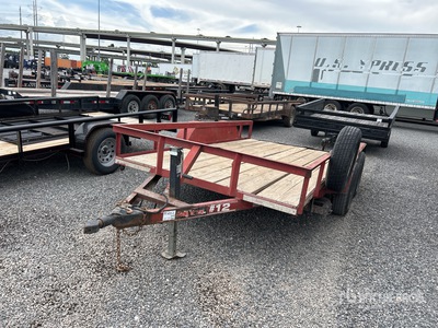 2017 East Texas 77X12 12 ft T/A Utility Trailer