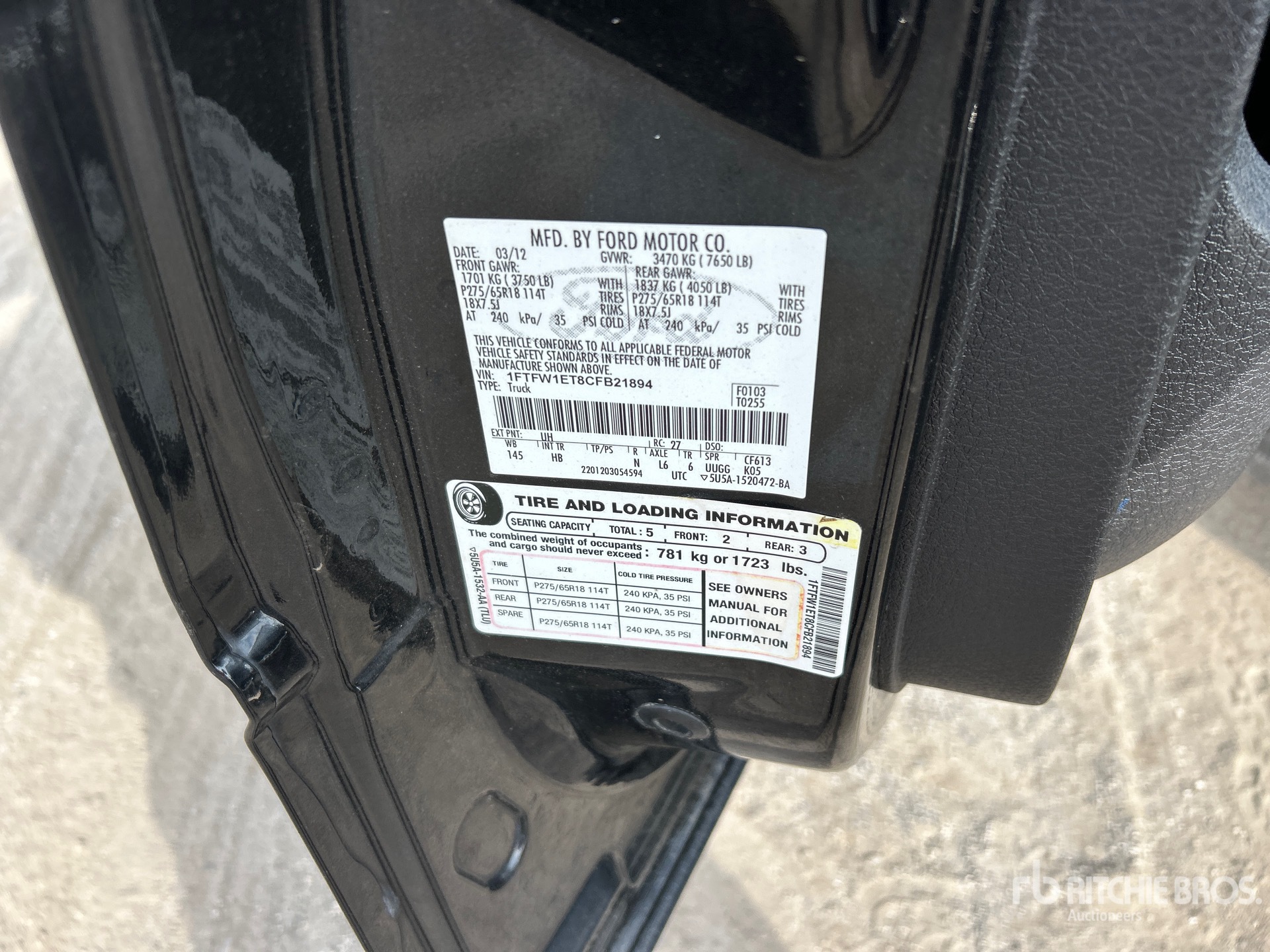 2012 Ford F-150 4x4 Crew Cab Pickup