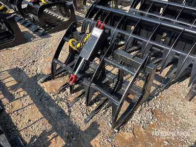 All-Star 48 in Grapple Skid Steer Root Rake (Unused)