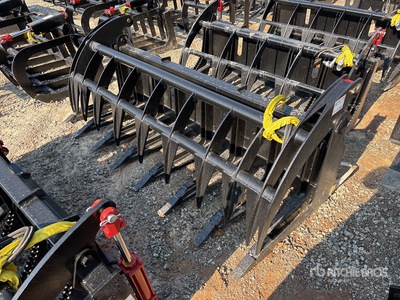 All-Star 84 in Grapple Skid Steer Root Rake (Unused)