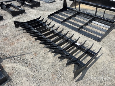 84 in Skid Steer Landscape Rake (Unused)