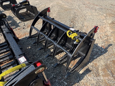 Mid-State 60 in Grapple Skid Steer Root Rake (Unused)