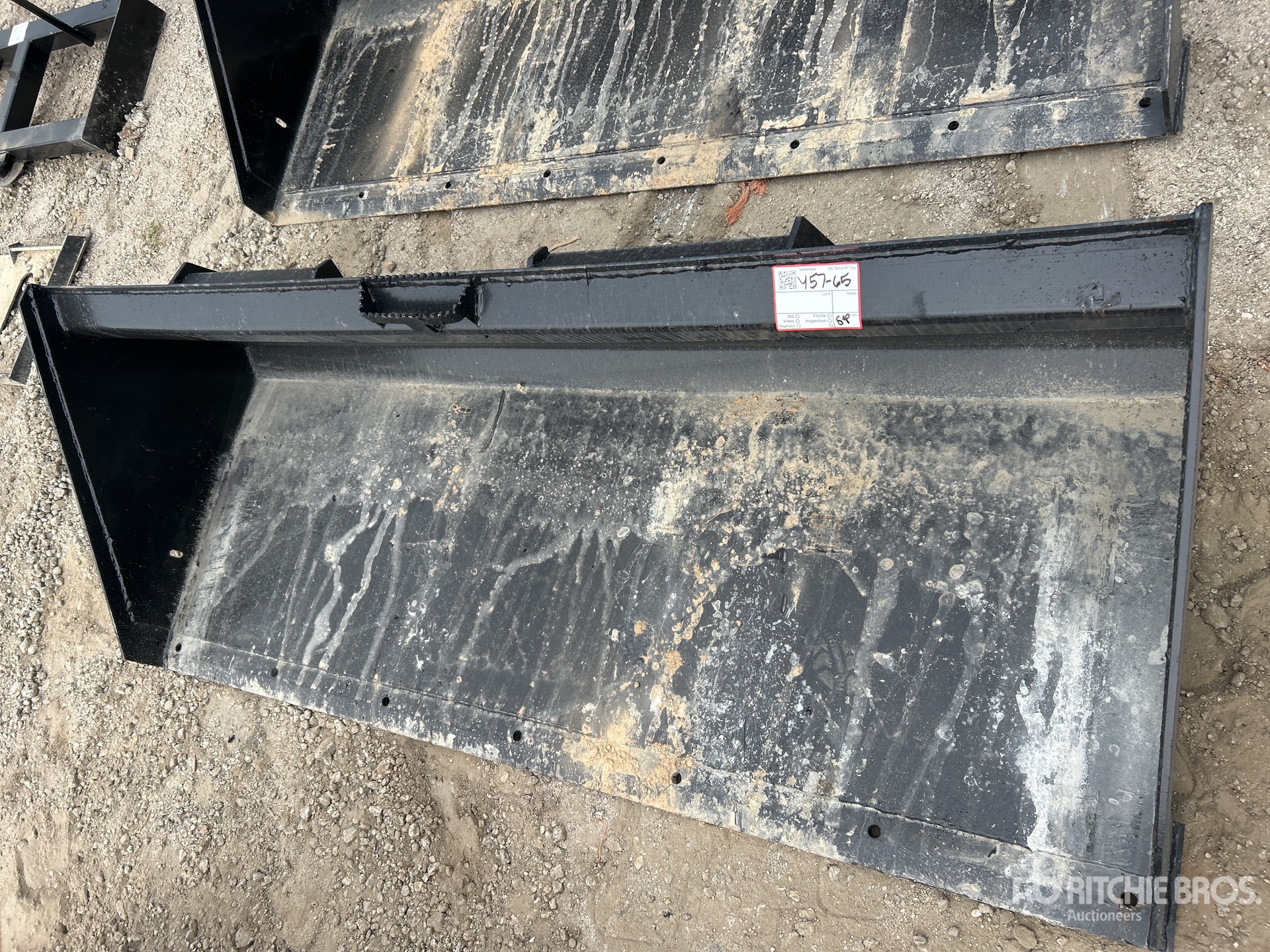Mid-State 78 In Snow & Litter Skid Steer Bucket