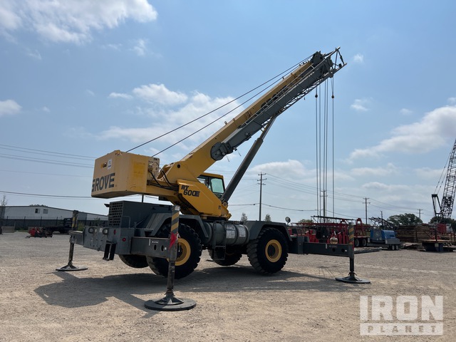 Grove Rt60e 2007 Grove RT600E 50 ton 4x4 Rough Terrain Crane in Dallas, Texas ...