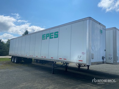 2014 Wabash DVCVHPC 53 ft x 102 in T/A Van Trailer