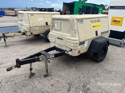 2016 Doosan P185WDO-T4F 185 cfm Mobile Luftkompressor