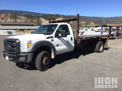 2014 Ford F-450 4x4 Flatbed Dump Truck