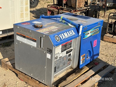 2020 Yamaha EDL7000DE 6.5 kW Skid-Mounted Generator Set