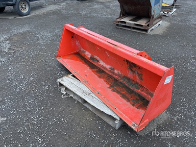 Kubota 72 in Q/C Cleanup Skid Steer Bucket