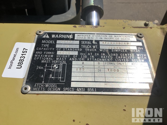 MONTACARGAS MITSUBISHI FG35
