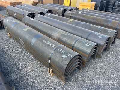 Quantity of Palletized Steel Repair Pipe Sleeves (Unused)
