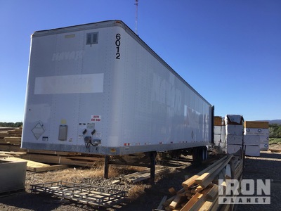 2000 Fruehauf  53 ft x 102 in T/A Van Trailer