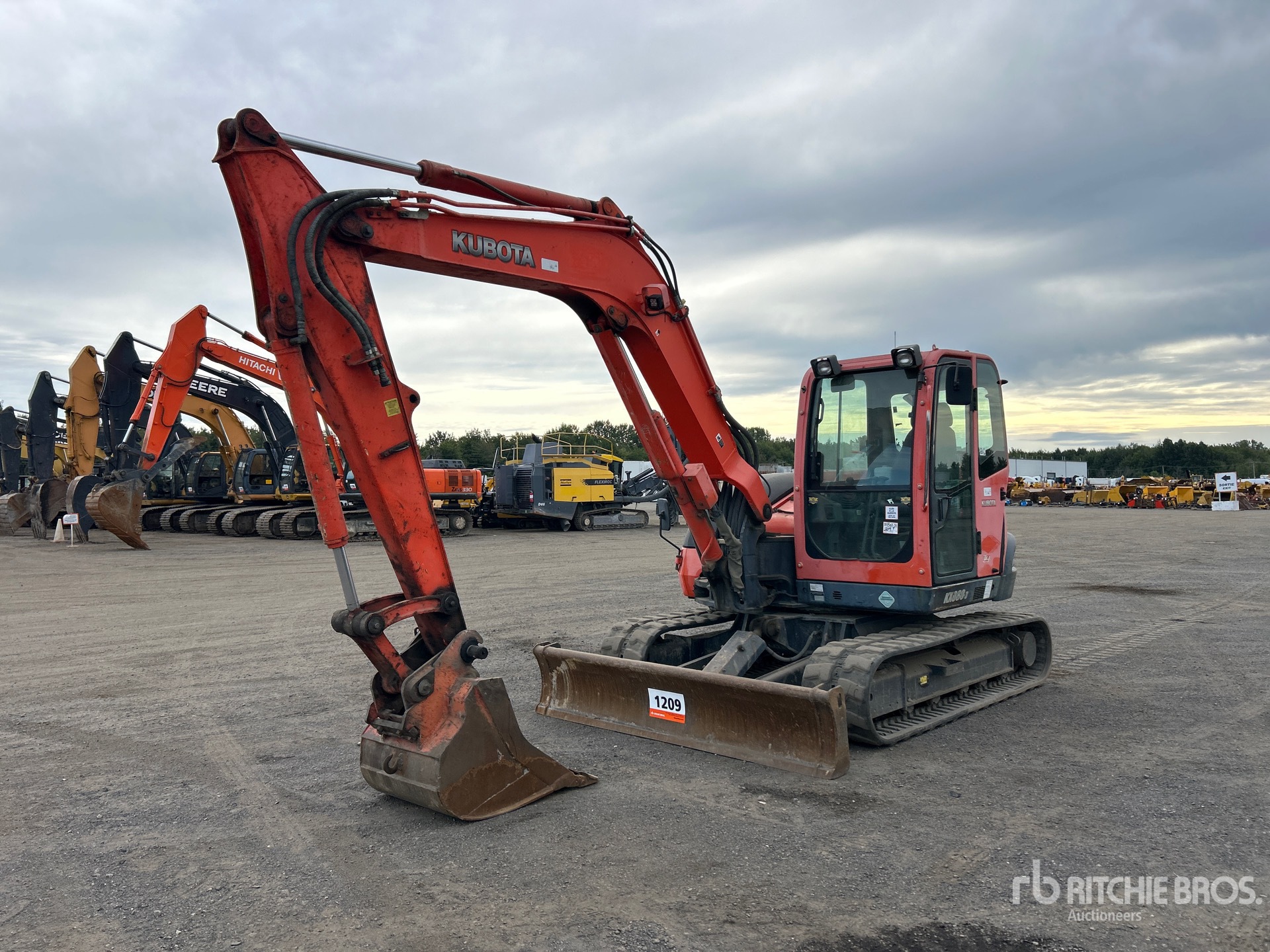 2008 Kubota KX080-3 Tracked Excavator