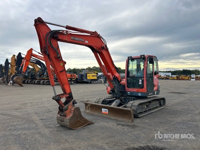 2008 Kubota KX080-3 Tracked Excavator