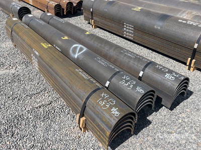 Quantity of Palletized Steel Repair Pipe Sleeves (Unused)