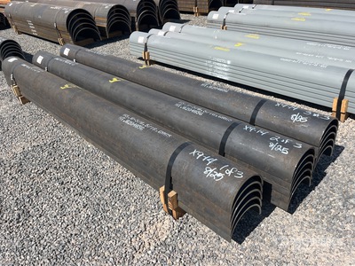 Quantity of (3) Palletized Steel Repair Pipe Sleeves (Unused)