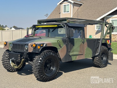 2001 AM General M1097A2 HMMWV 2 Door Hard Top w/Truck Body