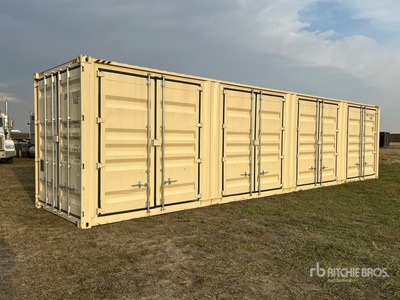 2025 40 ft High Cube Multi-Door Storage Container