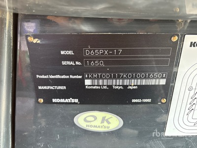 2014 Komatsu D65PX-17 Planierraupe