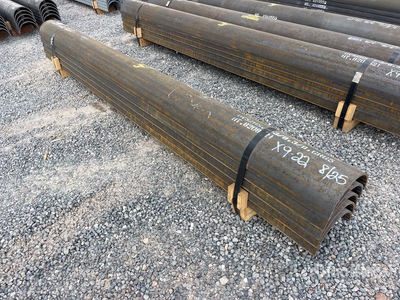 Quantity of Steel Repair Pipe Sleeves (Unused)