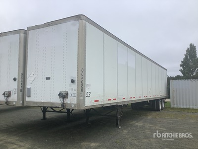 2014 Wabash DVCVHPC 53 ft x 102 in T/A Van Trailer