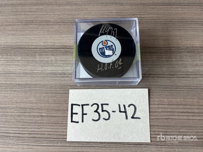 2004 Hockey Hall Of Fame # 7 Paul Coffey Hockey Puck