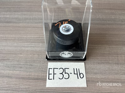 #14 Jordan Eberlie Hockey Puck