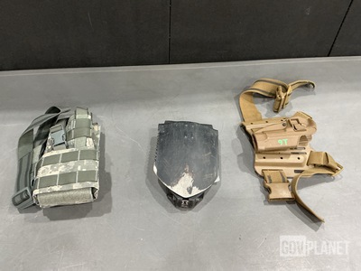 (85) Pistol Holsters (38) Entrenching Hand Tools & Assorted Items