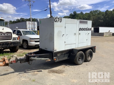 2013 Doosan G70WCU-3A-T4I 70 kVA Mobile Generator Set