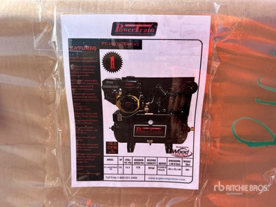 PowerTrain PT-14G30TRKE-V2 18.5 cfm Skid-Mounted Electric 30 gal Compressore