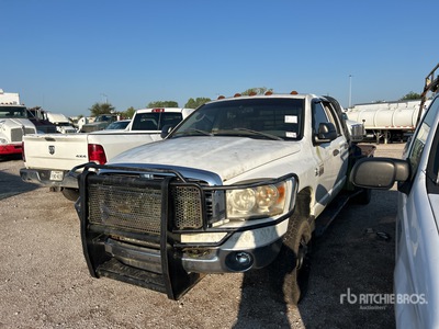 2008 Dodge Ram 3500 4x4 Crew Cab شاحنة مسطحة