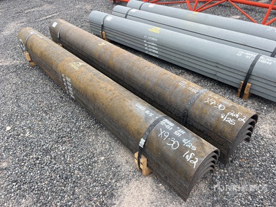 Quantity of (2) Palletized Steel Repair Pipe Sleeves (Unused)