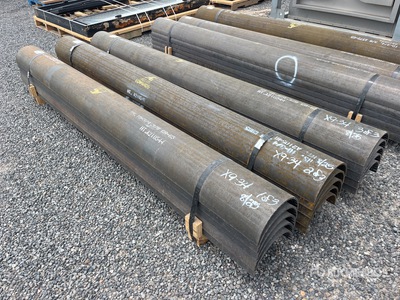 Quantity of (3) Palletized Steel Repair Pipe Sleeves (Unused)