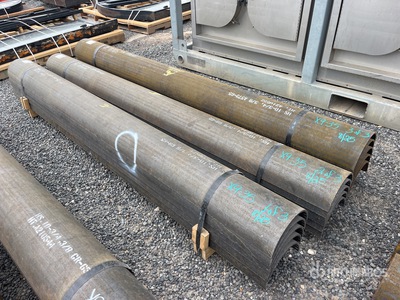 Quantity of (3) Palletized Steel Repair Pipe Sleeves (Unused)