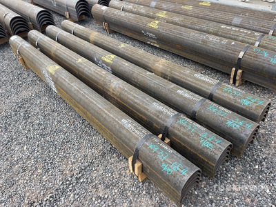 Quantity of (4) Palletized Steel Repair Pipe Sleeves (Unused)