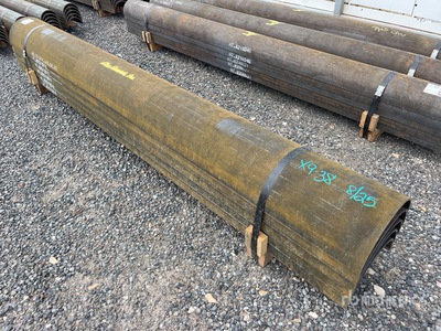 Quantity of (1) Palletized Steel Repair Pipe Sleeves (Unused)