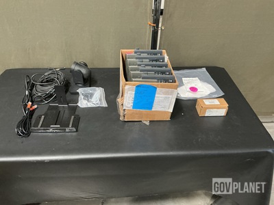 (1) Video Conferencing System, (5) Phones, (1) Fire Sensor & Assorted Items