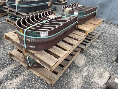 Quantity of (4) Palletized Steel Repair Pipe Sleeves (Unused)