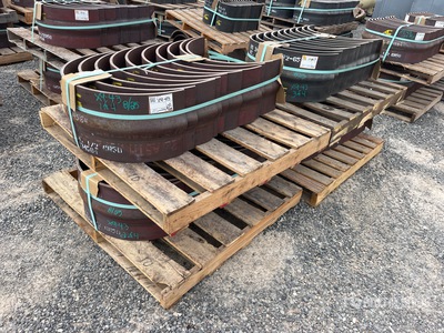 Quantity of (4) Palletized Steel Repair Pipe Sleeves (Unused)