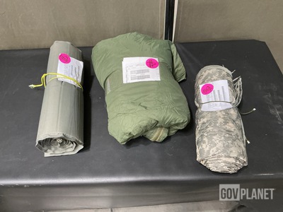 (25) Wet Weather Poncho Liners, (21) Sleeping Bags & Assorted Items